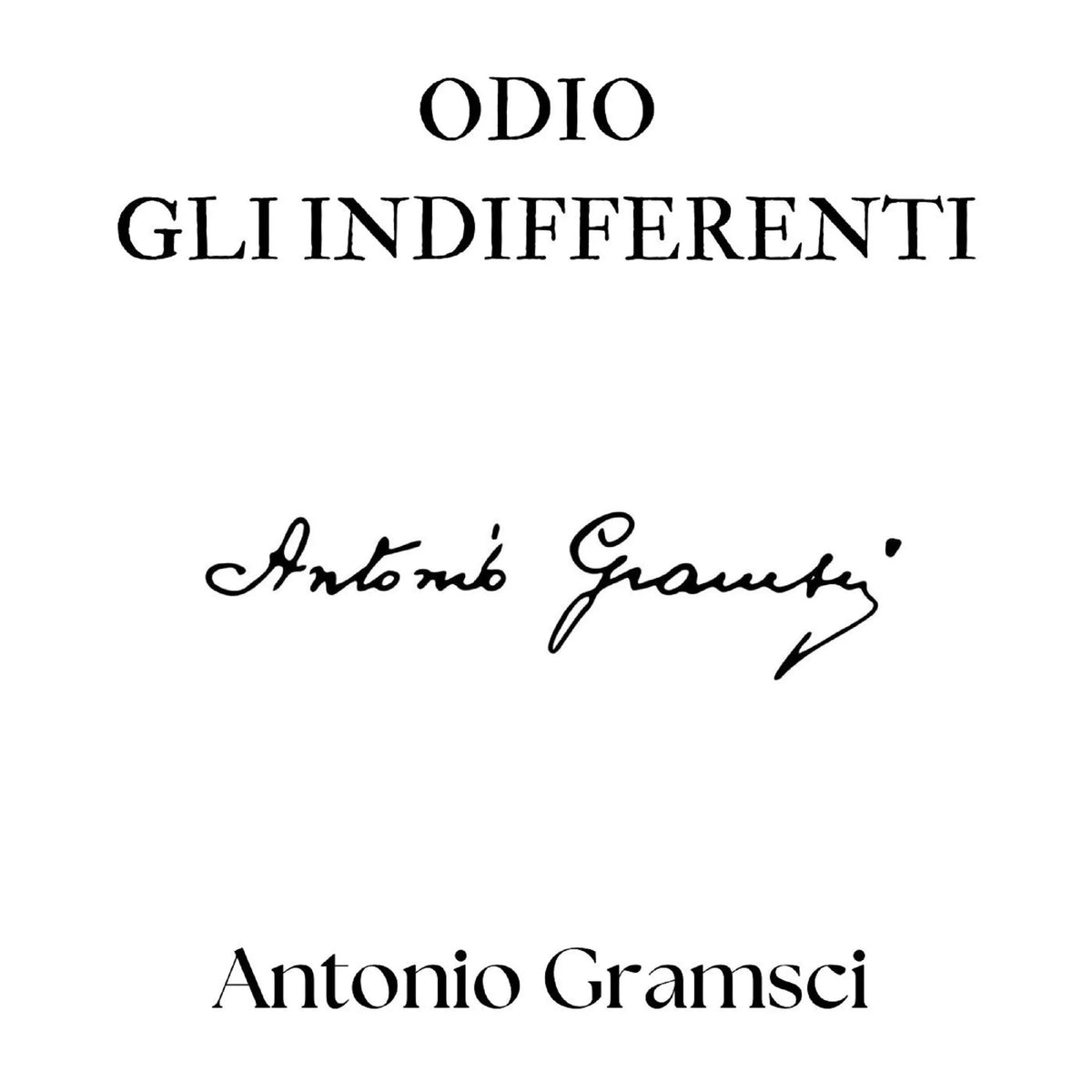 Odio gli indifferenti