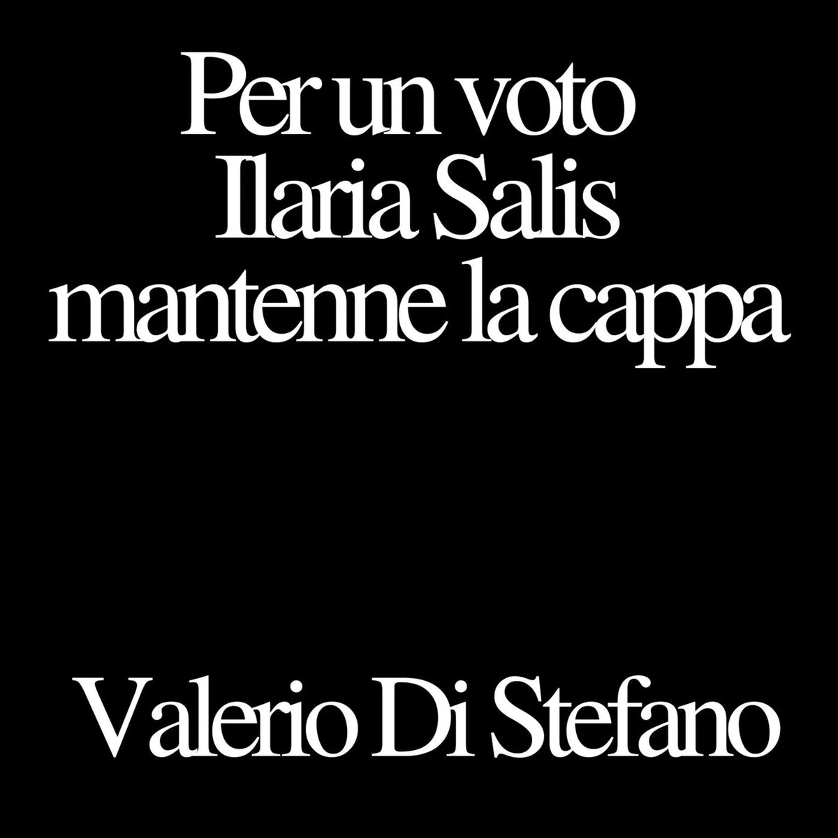 Per un voto Ilaria Salis mantenne la cappa