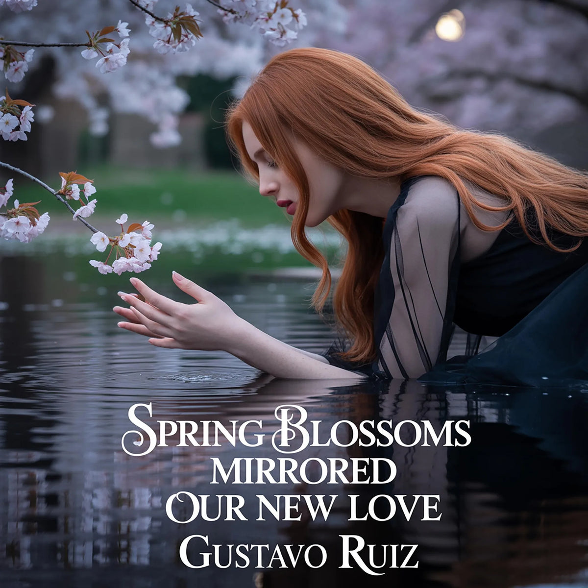 Spring blossoms mirrored our new love
