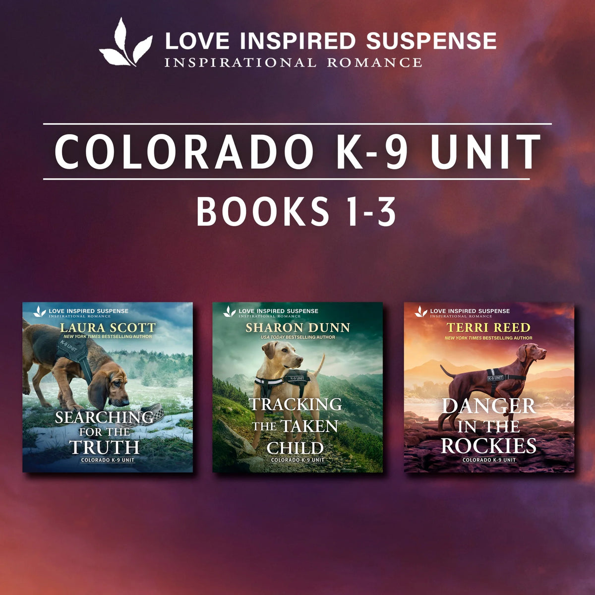 Love Inspired Suspense Colorado K-9 Unit Books 1-3