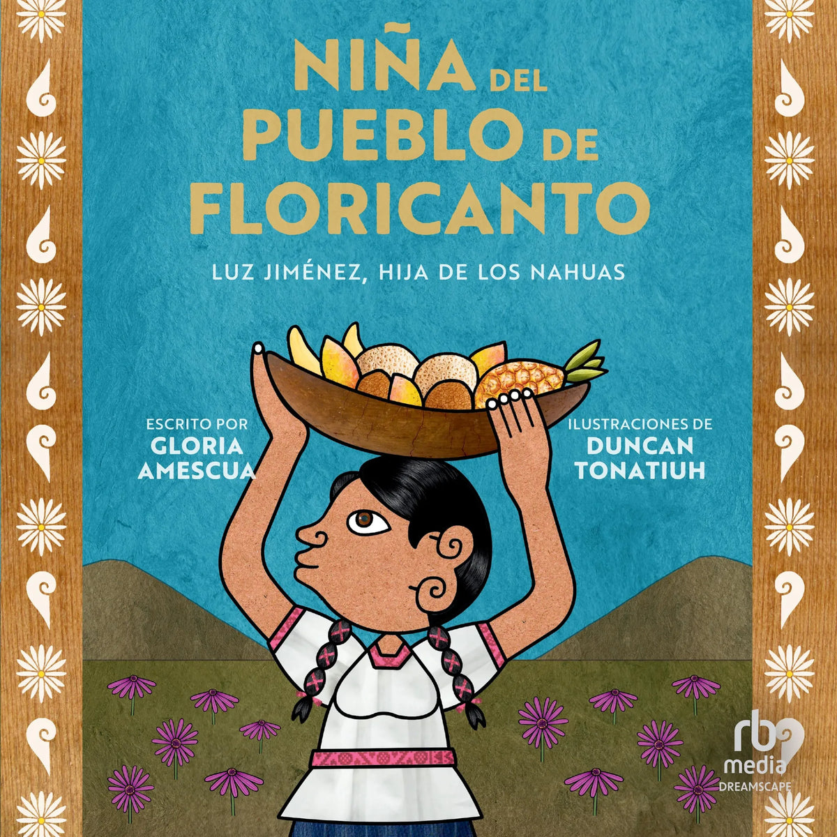 Niña del pueblo de floricanto