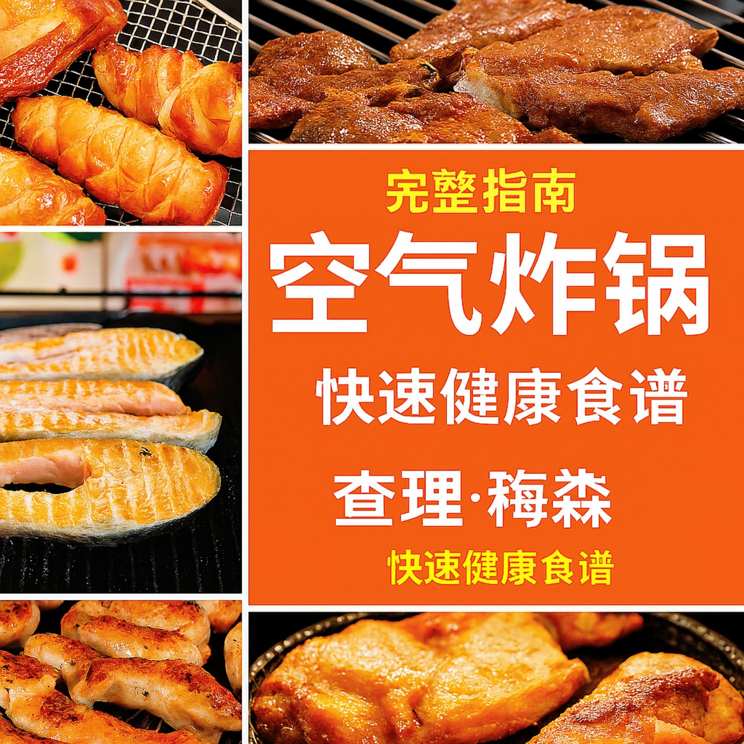 完整的空气炸锅食谱，快速烹制健康佳肴