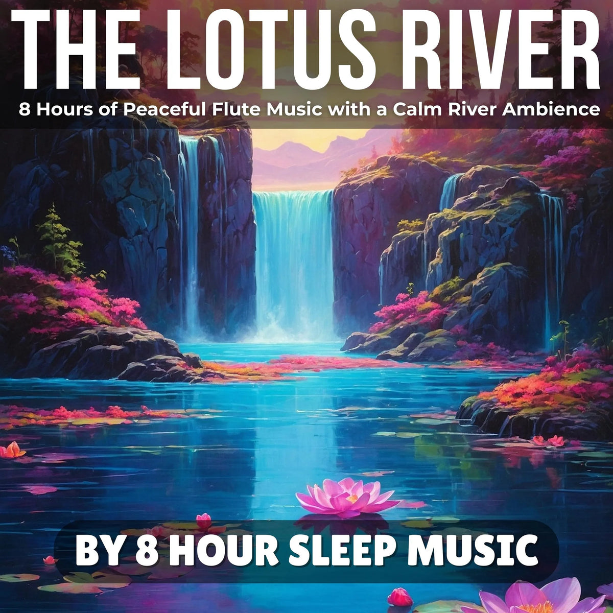 The Lotus River: 8 Hours of Peaceful Flute Music with a Calm River Ambience