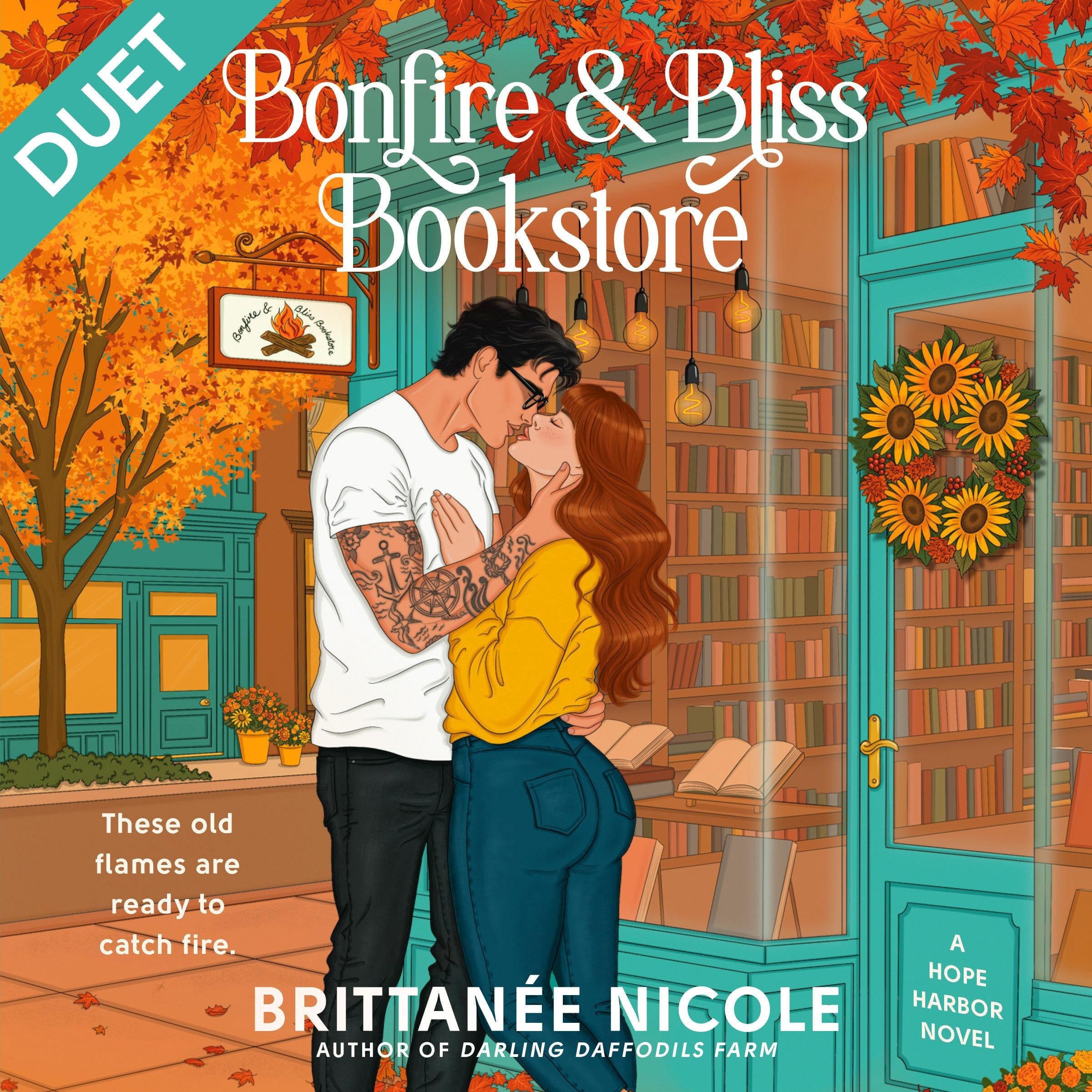 Bonfire and Bliss Bookstore (A Hope Harbor Novel)