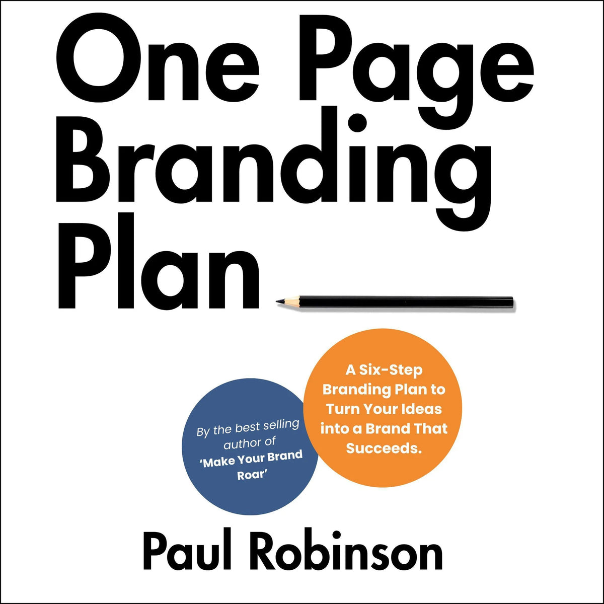 One Page Branding Plan