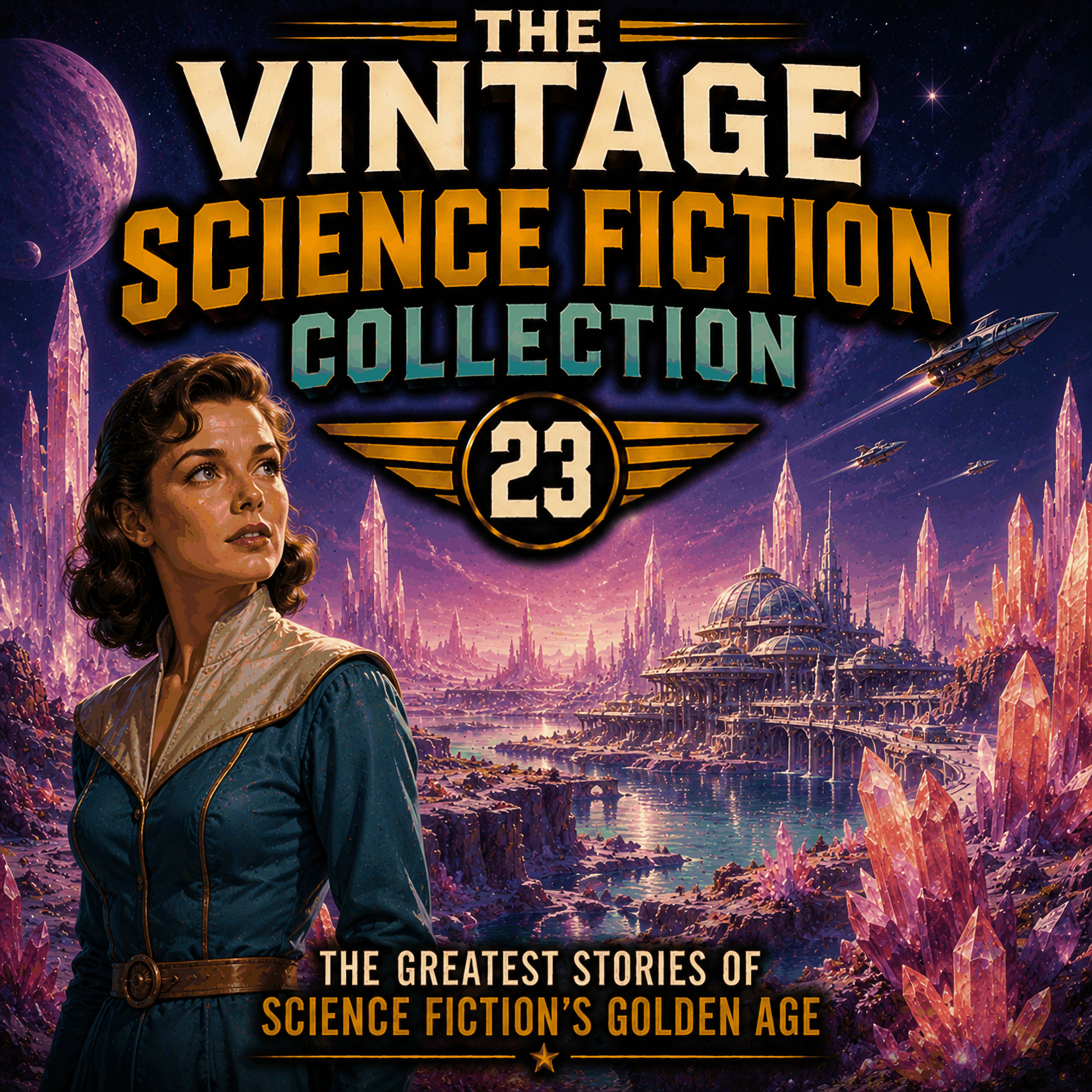 Vintage Sci-Fi 23 - 21 Classic Science Fiction Short Stories from Arthur C. Clarke, Mary Shelley, Nelson S. Bond, Edward Page Mitchell,Fritz Leiber, Robert E. Howard and more